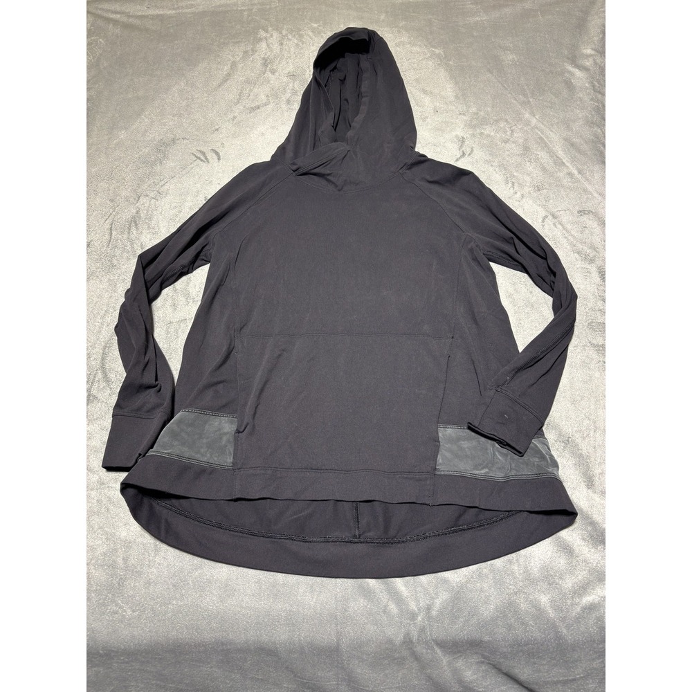 Lululemon Women Size 4 Black Starting Place Hoodie W3ABWS